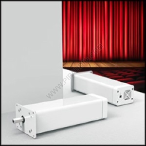 Curtains with rail