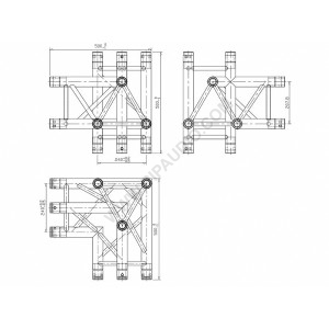 4-WAY Corner F33C45 90˚