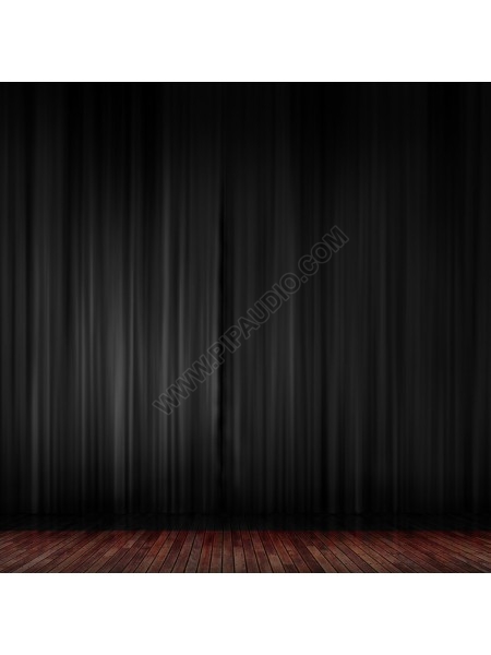 Back curtain for stage